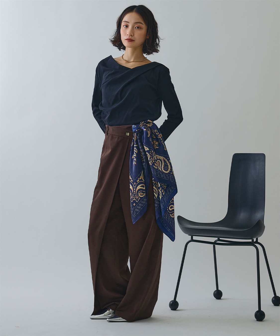 ELLEgirl ラップワイドパンツ_sub_4