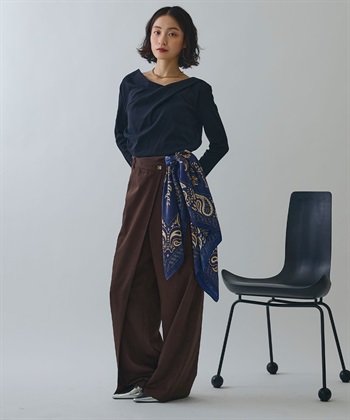 ELLEgirl ラップワイドパンツ_subthumb_4