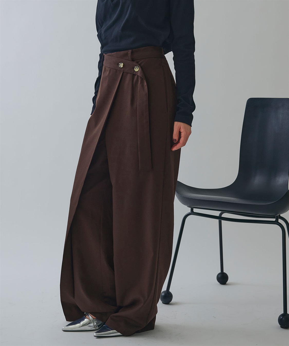 ELLEgirl ラップワイドパンツ_sub_10