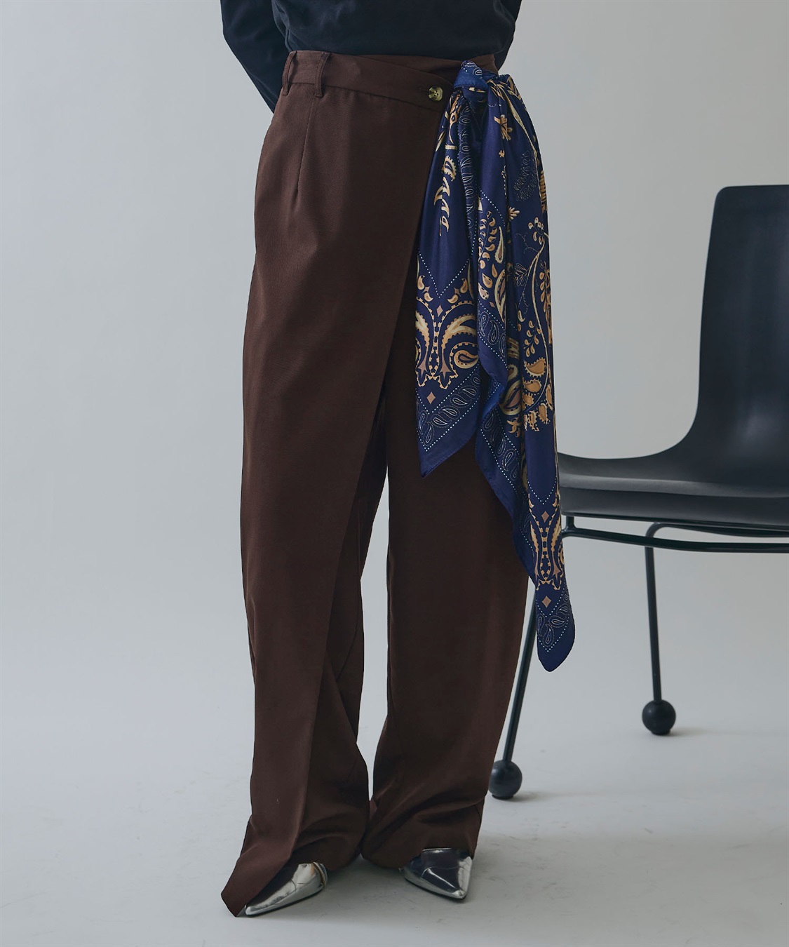 ELLEgirl ラップワイドパンツ_sub_13