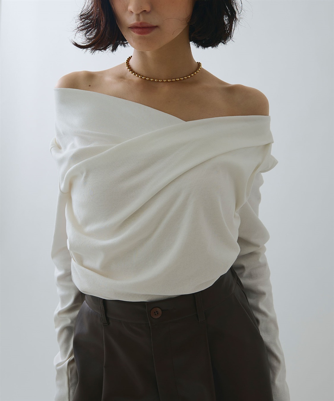 ELLEgirl ドレープオフショルトップス_sub_7