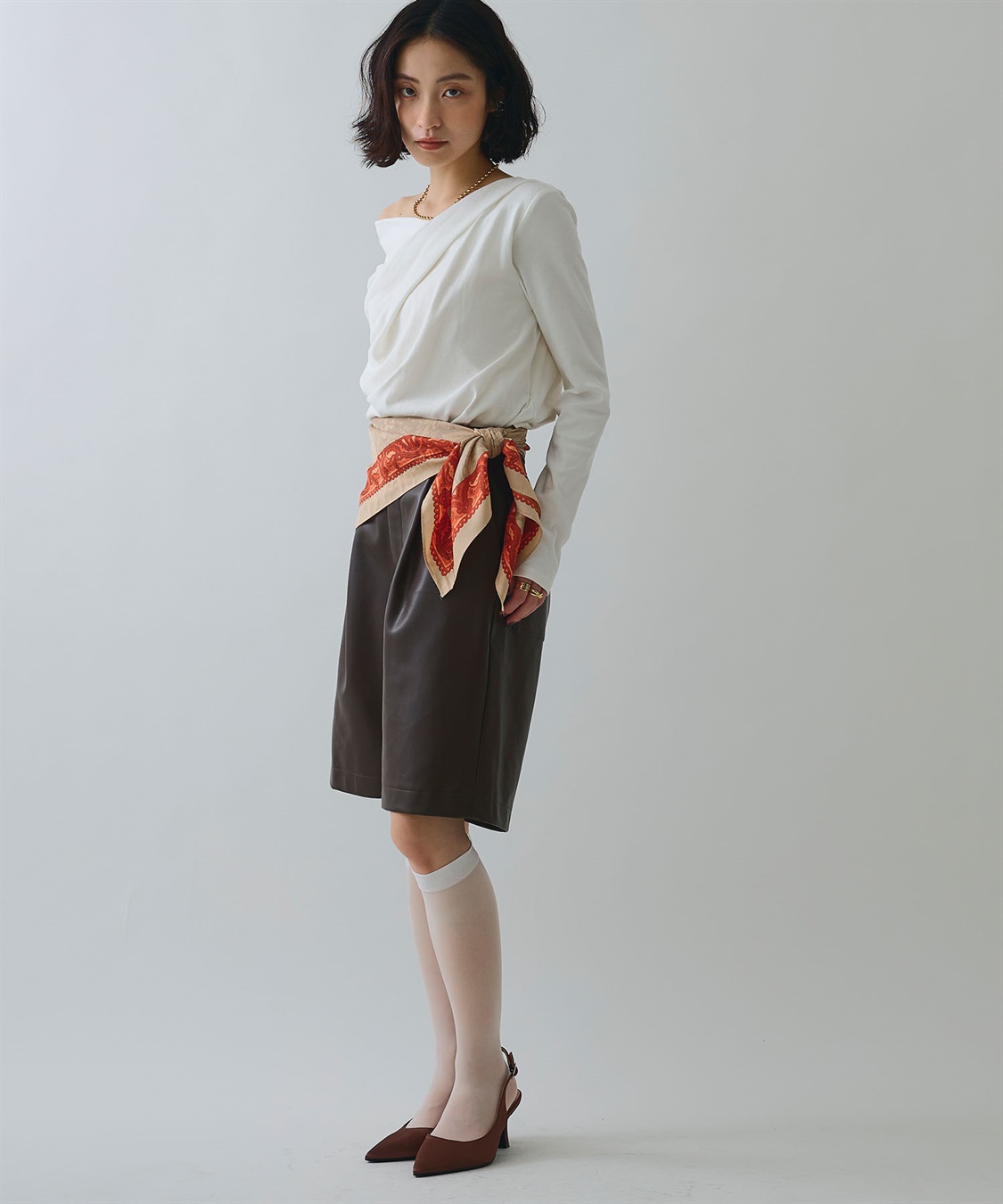 ELLEgirl ドレープオフショルトップス_sub_9