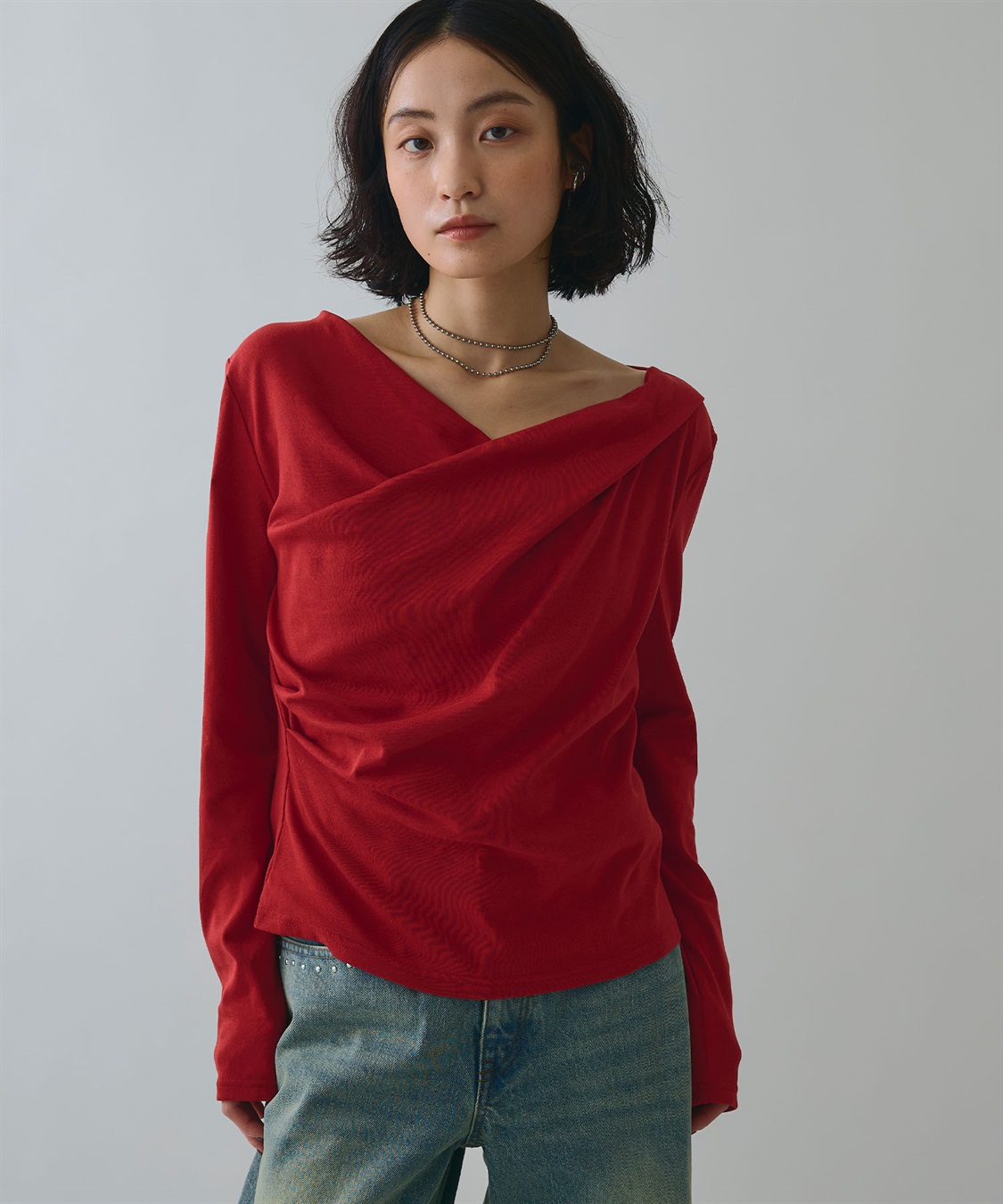 ELLEgirl ドレープオフショルトップス_sub_14