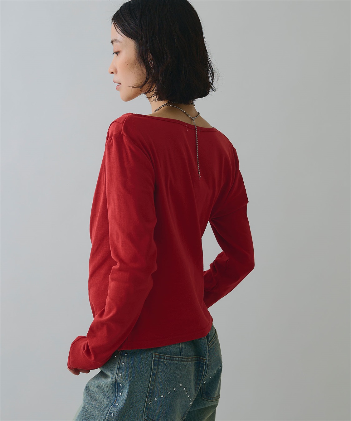 ELLEgirl ドレープオフショルトップス_sub_17