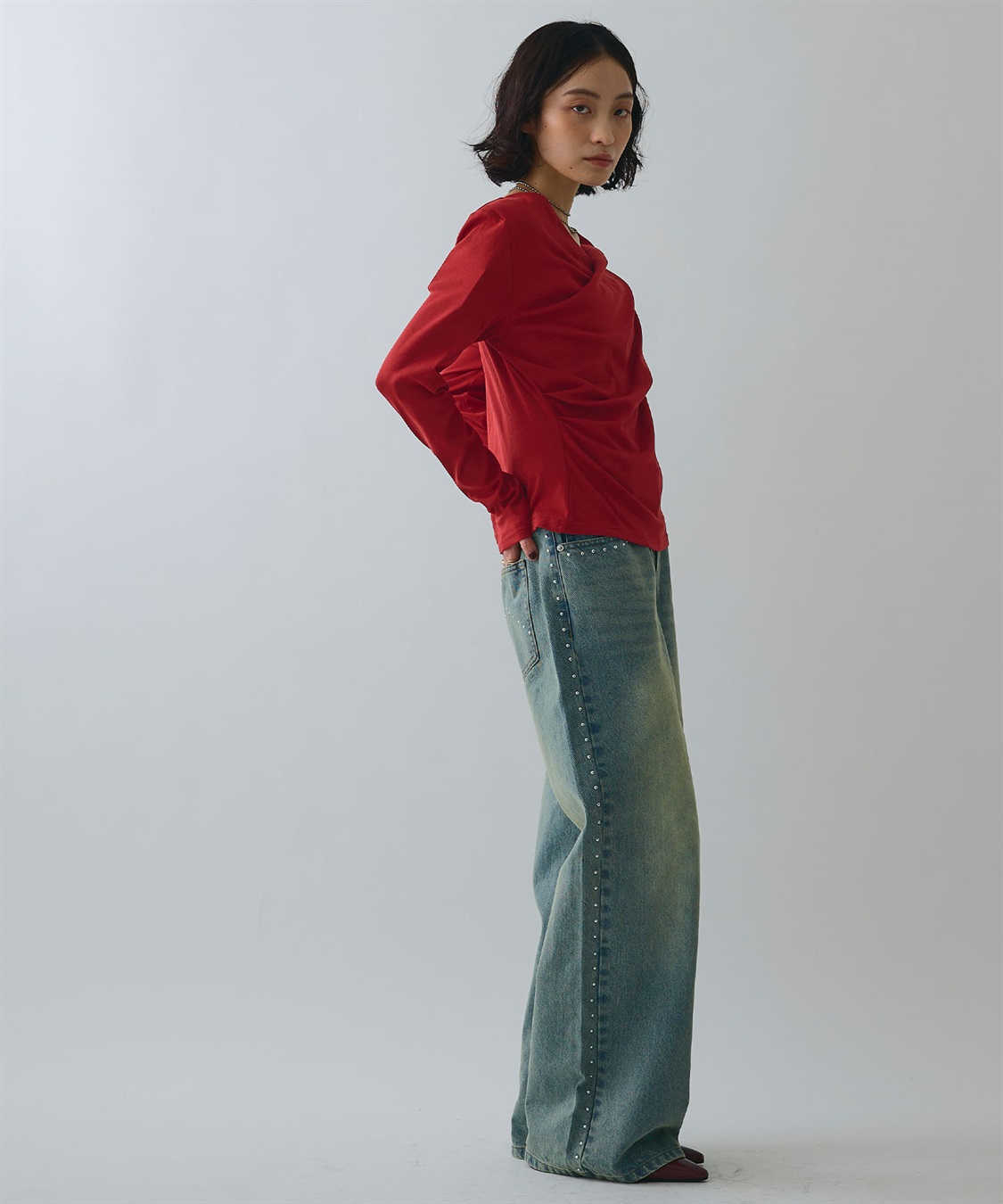 ELLEgirl ドレープオフショルトップス_sub_20