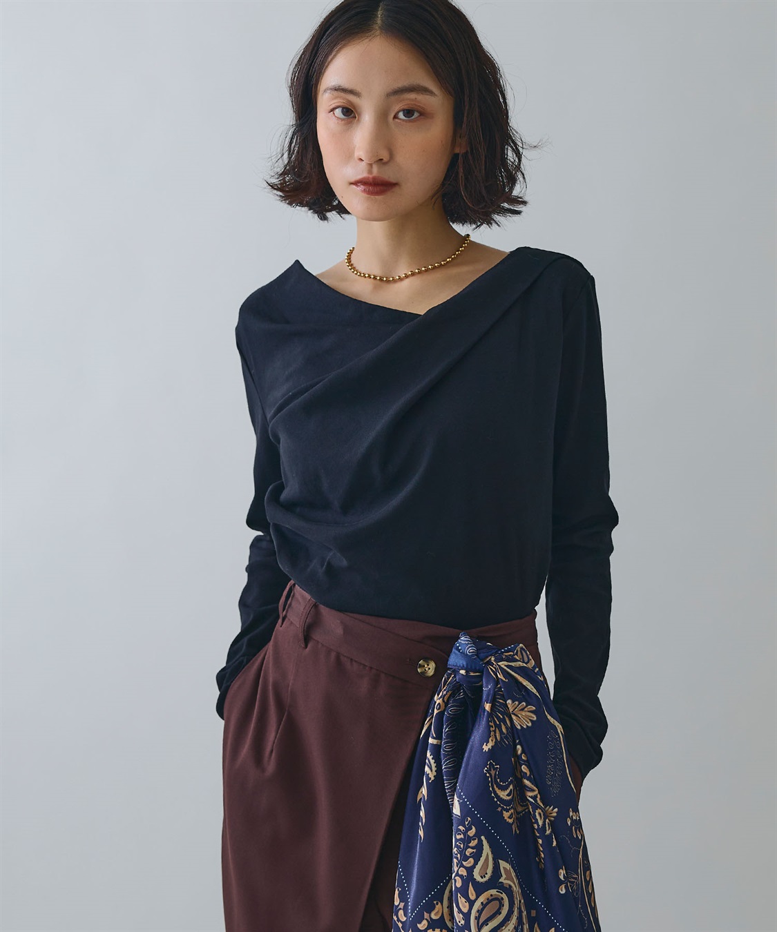 ELLEgirl ドレープオフショルトップス_sub_23