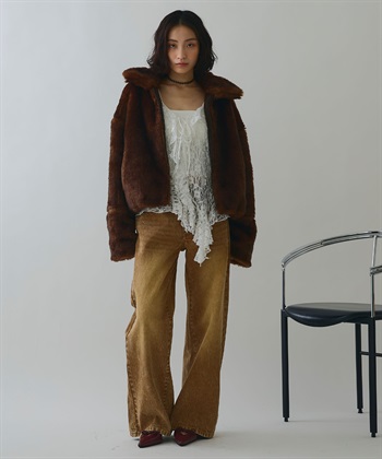 ELLEgirl スタッズデニムワイドパンツ_subthumb_1