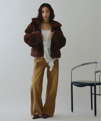 ELLEgirl スタッズデニムワイドパンツ_subthumb_2