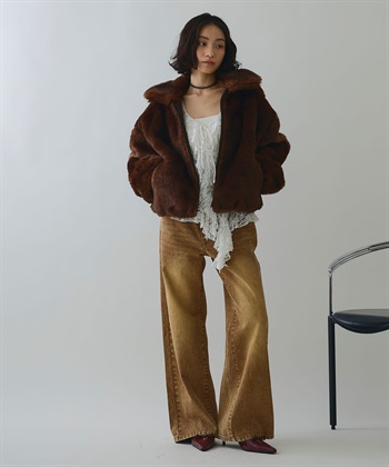 ELLEgirl スタッズデニムワイドパンツ_subthumb_3