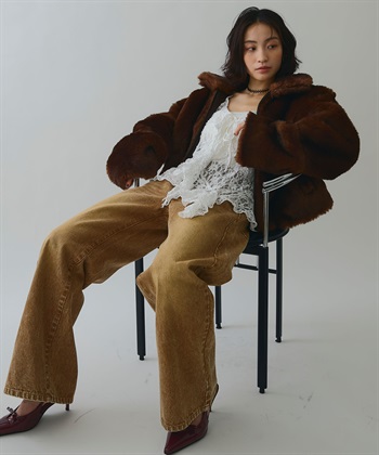 ELLEgirl スタッズデニムワイドパンツ_subthumb_9