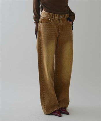 ELLEgirl スタッズデニムワイドパンツ_subthumb_11