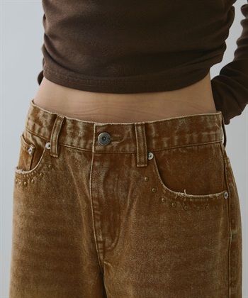 ELLEgirl スタッズデニムワイドパンツ_subthumb_19