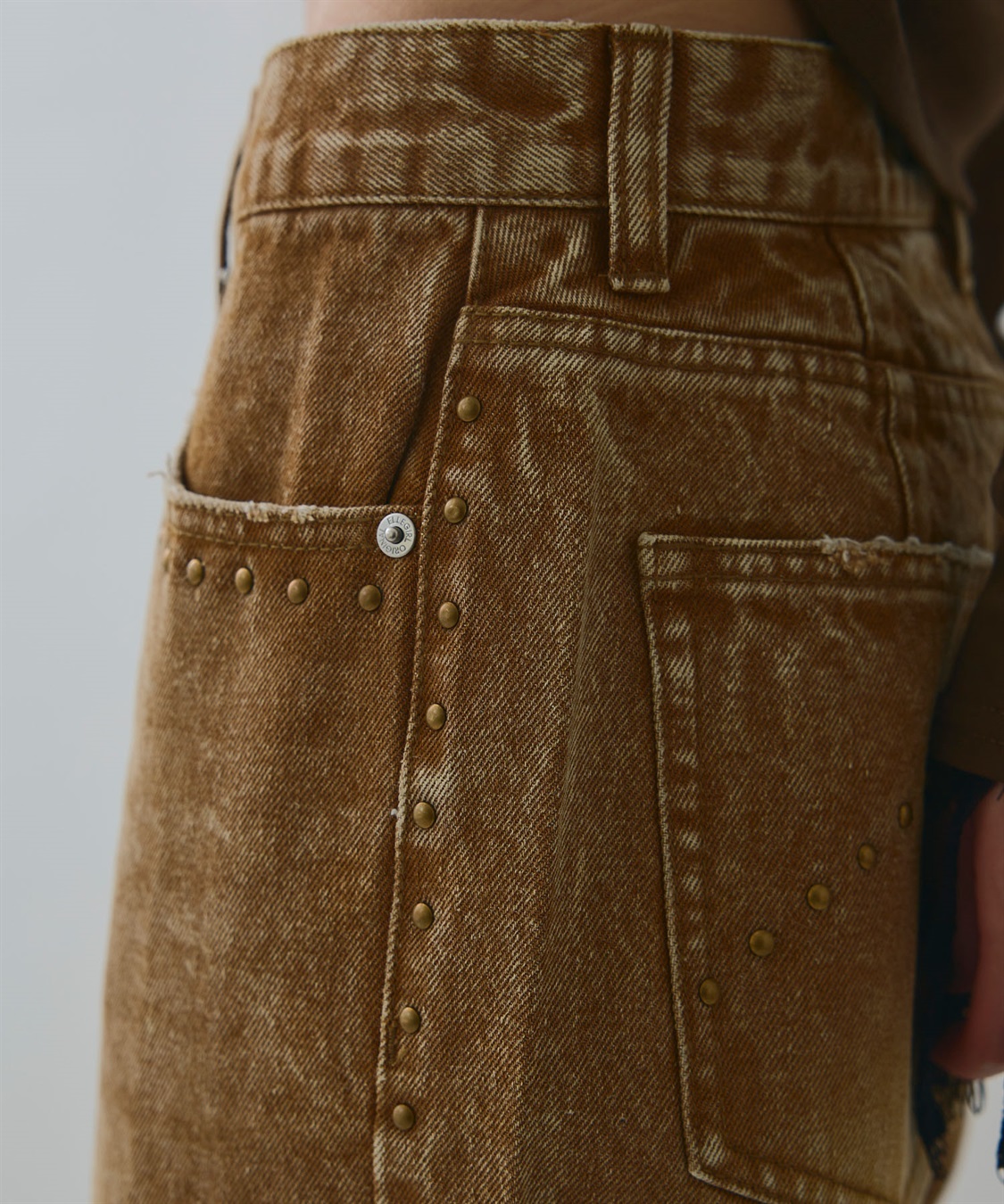 ELLEgirl スタッズデニムワイドパンツ_sub_20