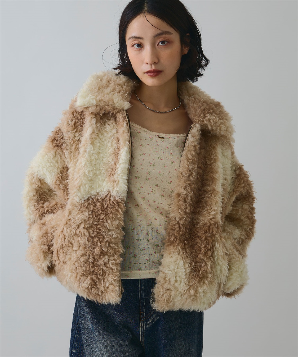 ELLEgirl ボリュームファーブルゾン_sub_3