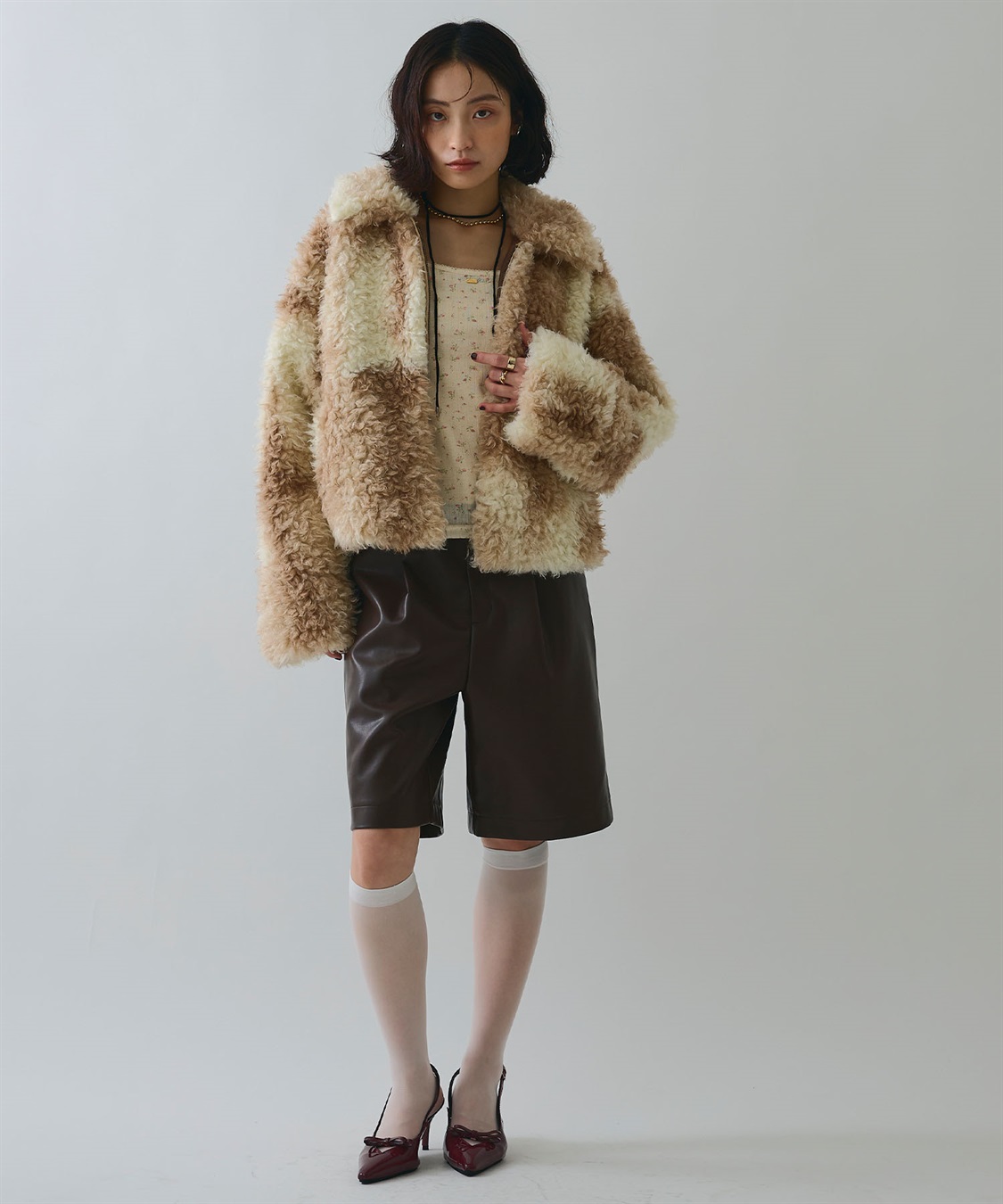 ELLEgirl ボリュームファーブルゾン_sub_10