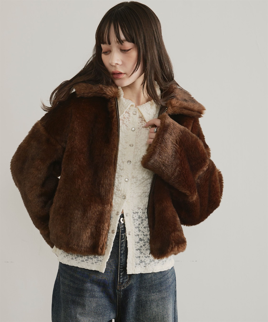 ELLEgirl ボリュームファーブルゾン_sub_15