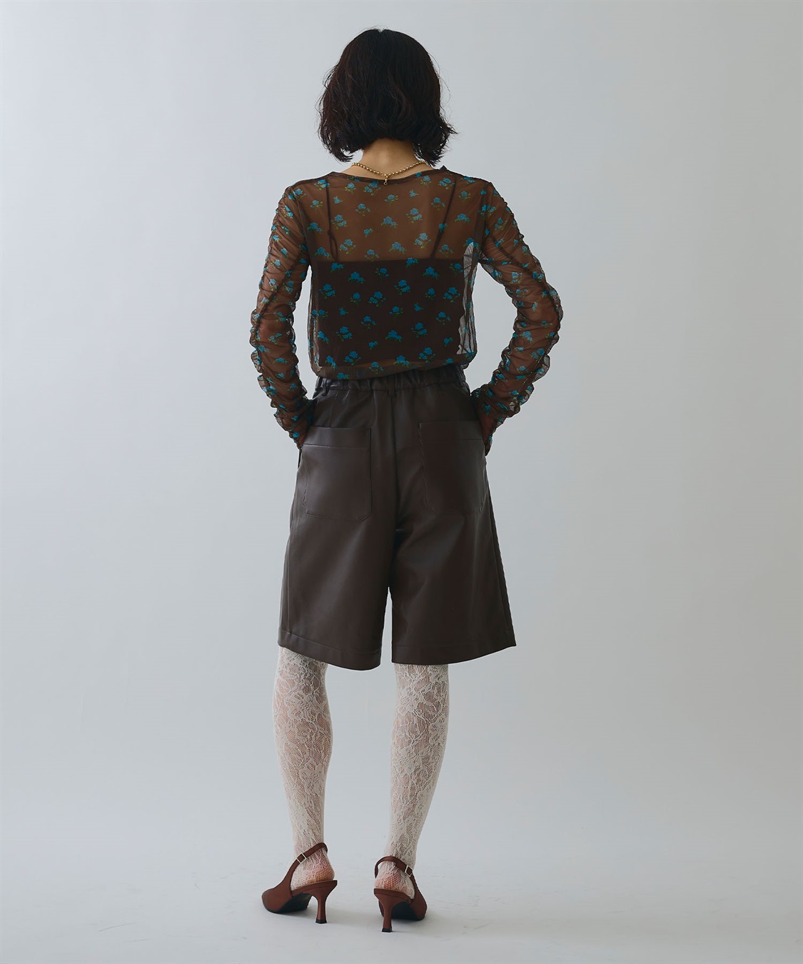 ELLEgirl フラワープリントシアートップス_sub_14