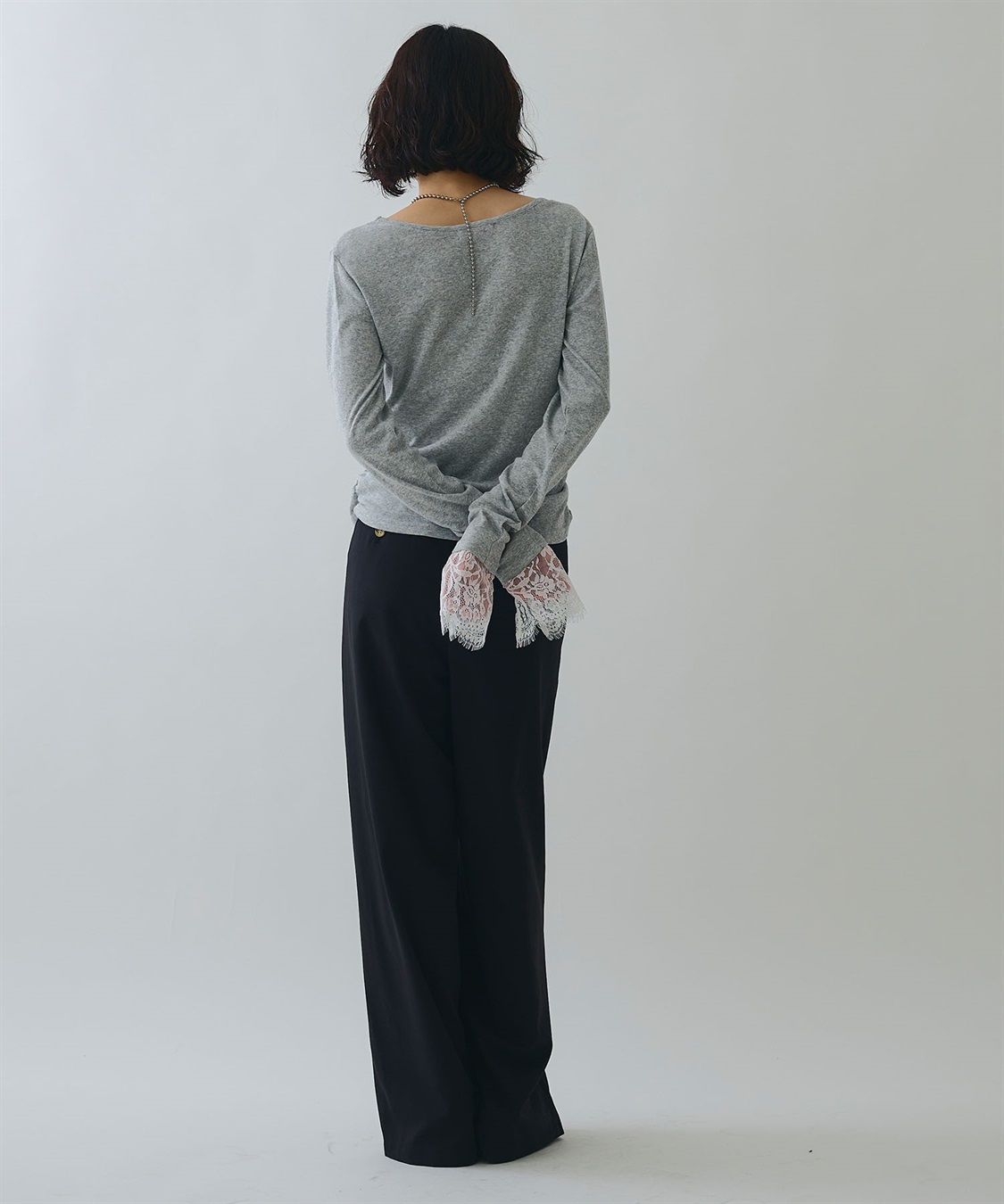 ELLEgirl 袖口レースシアートップス_sub_17