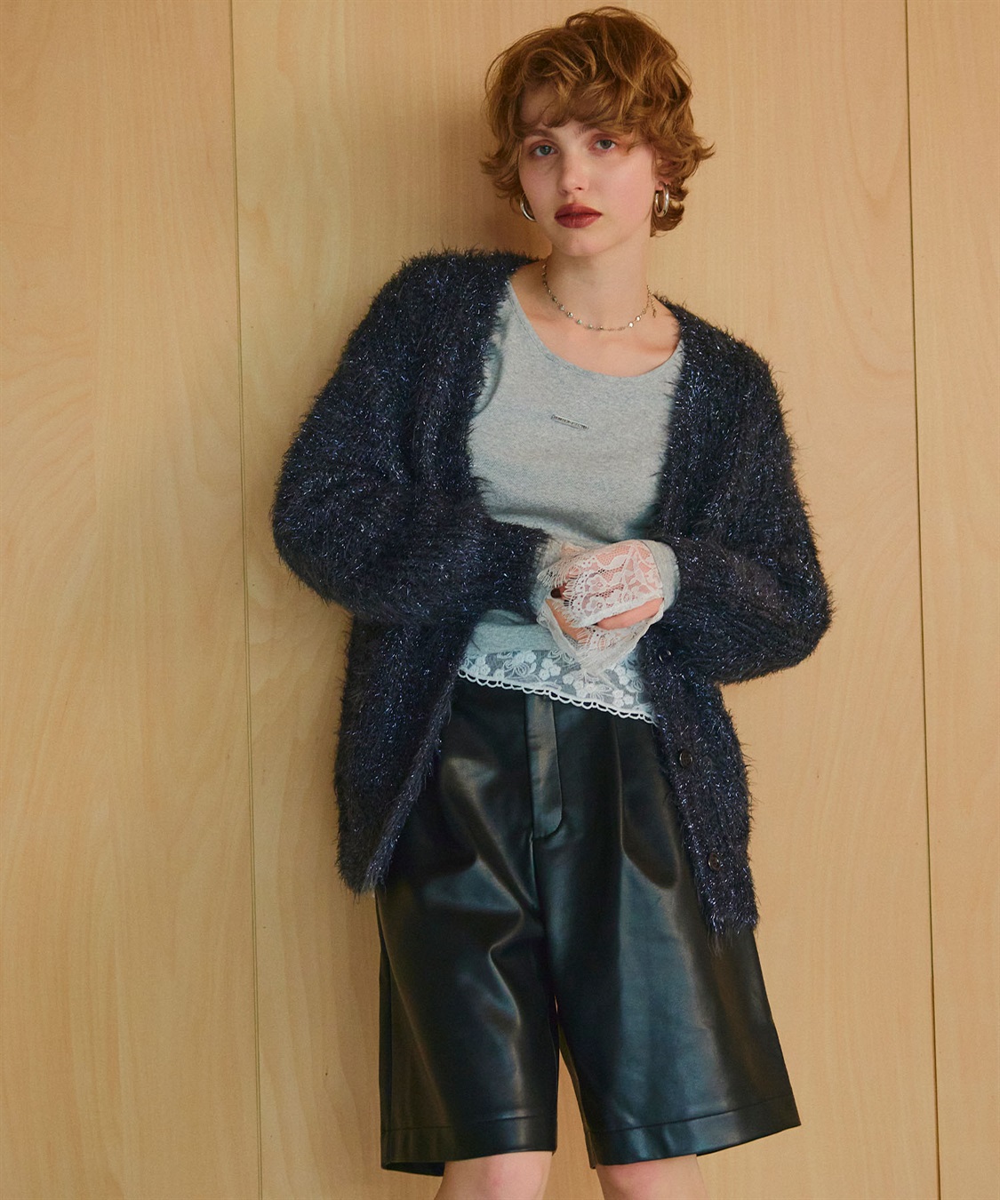 ELLEgirl 袖口レースシアートップス_sub_18