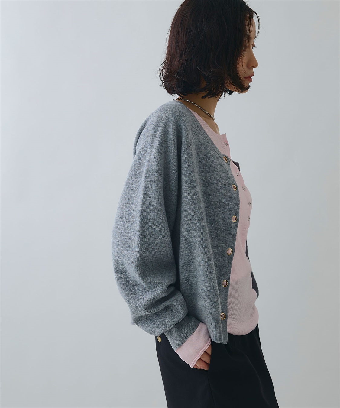 ELLEgirl トグル釦デザインカーディガン_sub_6