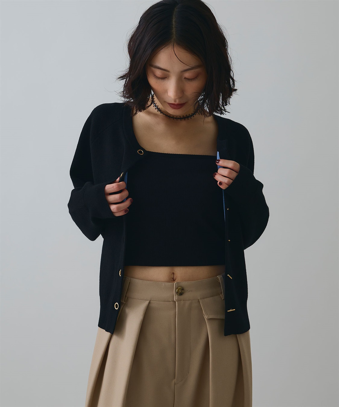 ELLEgirl トグル釦デザインカーディガン_sub_13