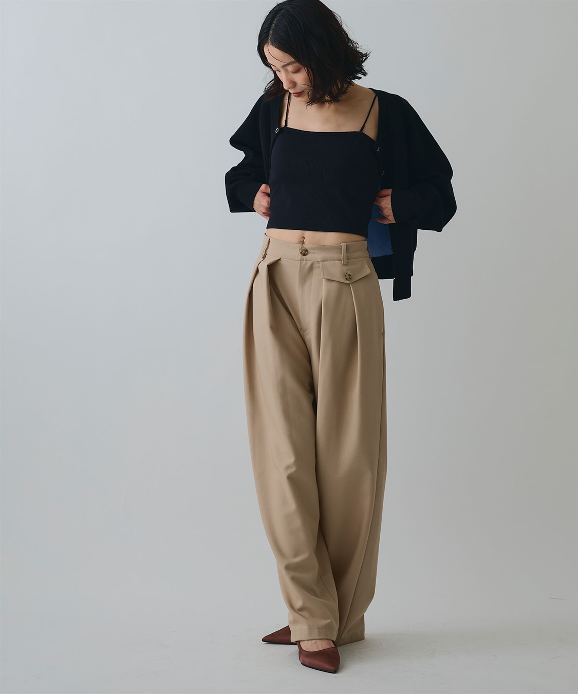 ELLEgirl トグル釦デザインカーディガン_sub_18