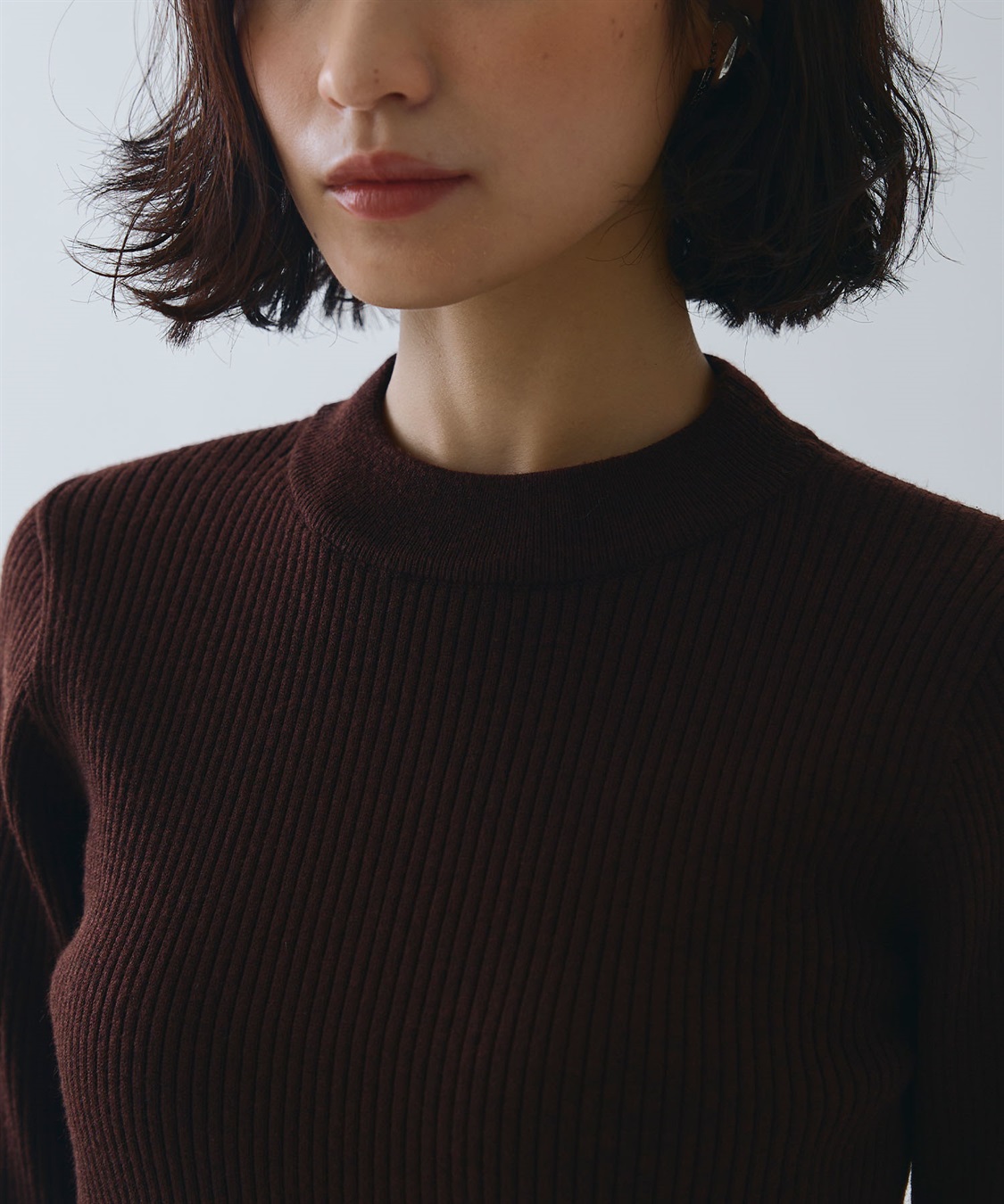 ELLEgirl 配色切り替えリブハイネックニットトップス_sub_28