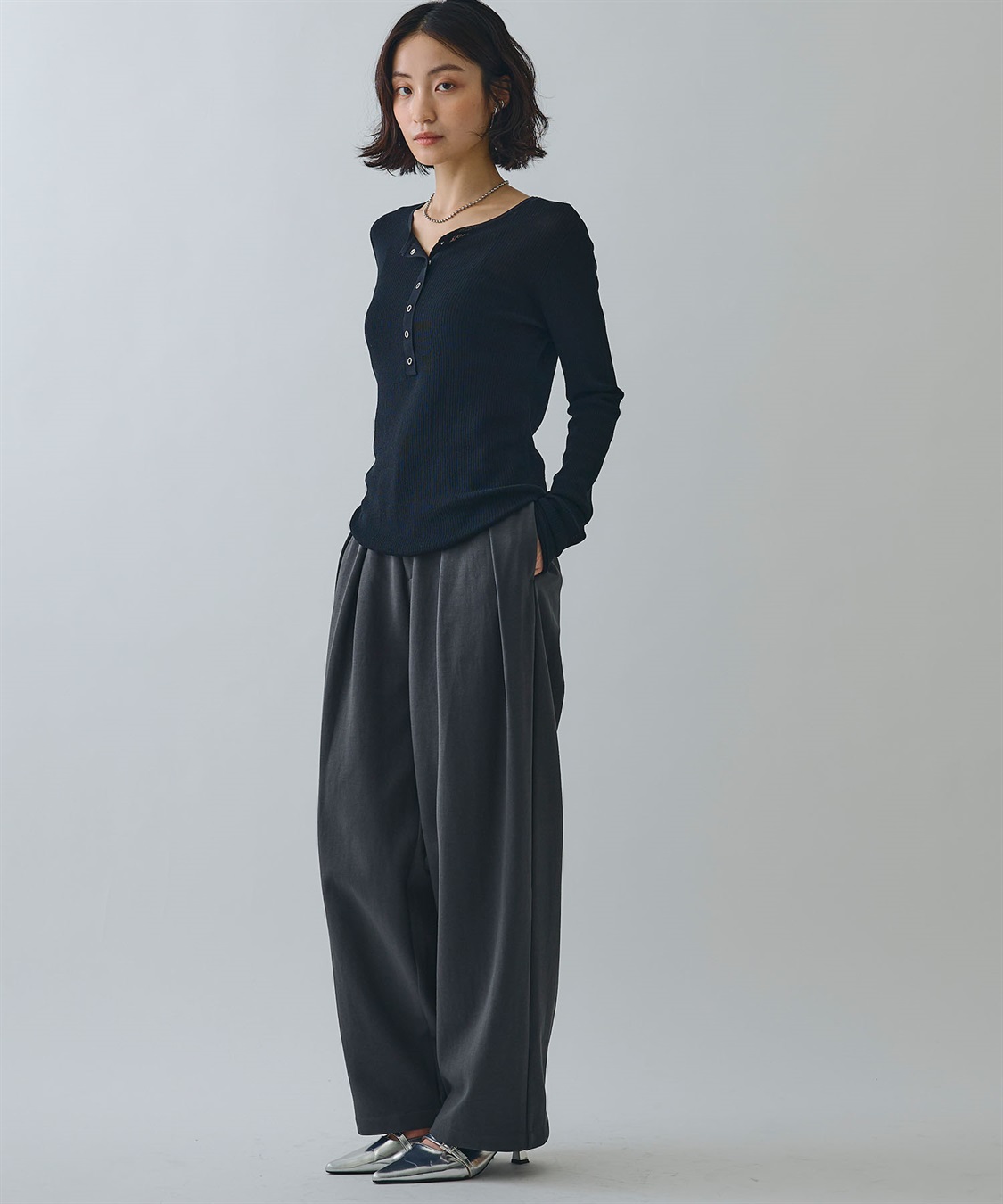 ELLEgirl ツータックスウェットパンツ_sub_17