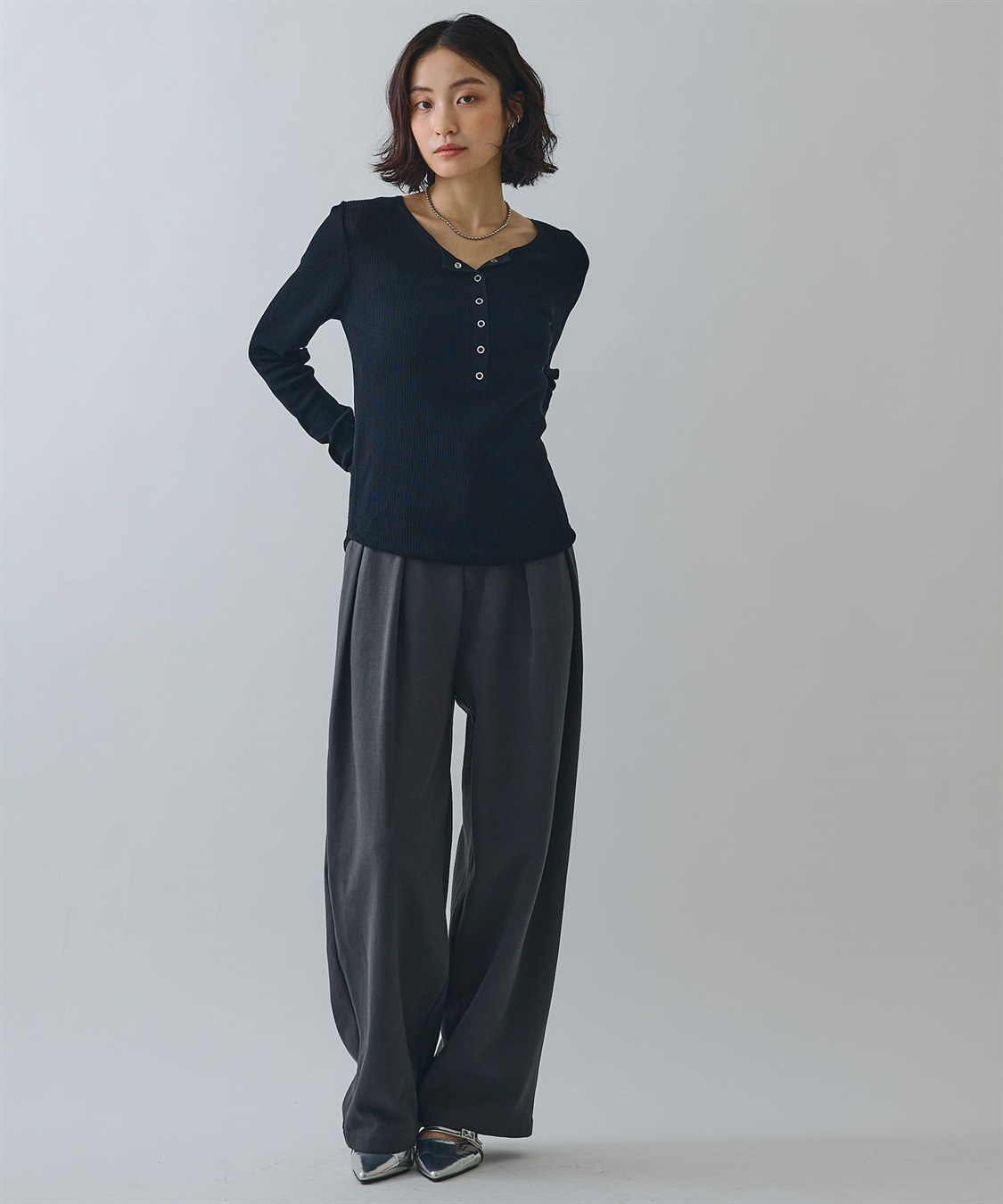 ELLEgirl ツータックスウェットパンツ_sub_18