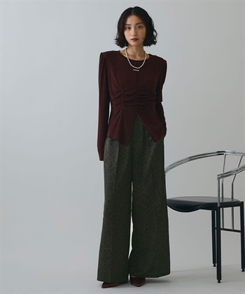 ELLEgirl サテンワイドスラックス_subthumb_2
