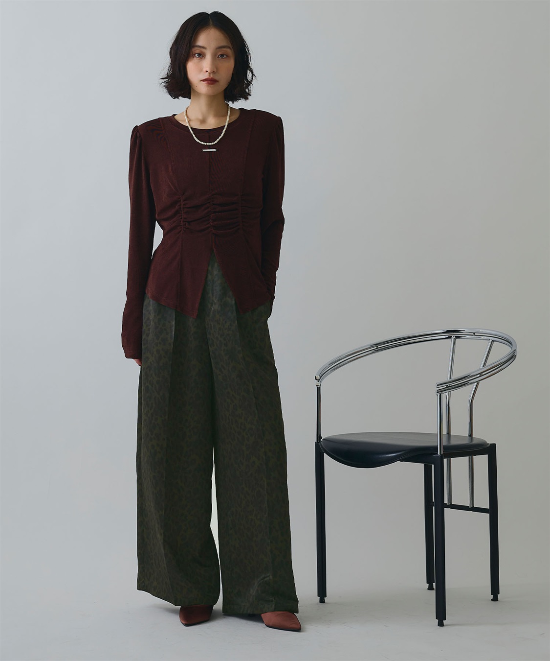 ELLEgirl サテンワイドスラックス_sub_3