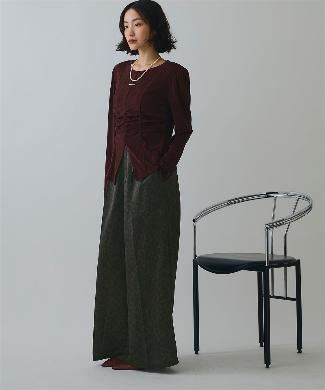 ELLEgirl サテンワイドスラックス_sub_4