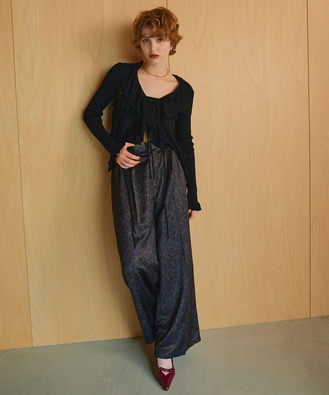 ELLEgirl サテンワイドスラックス_sub_8