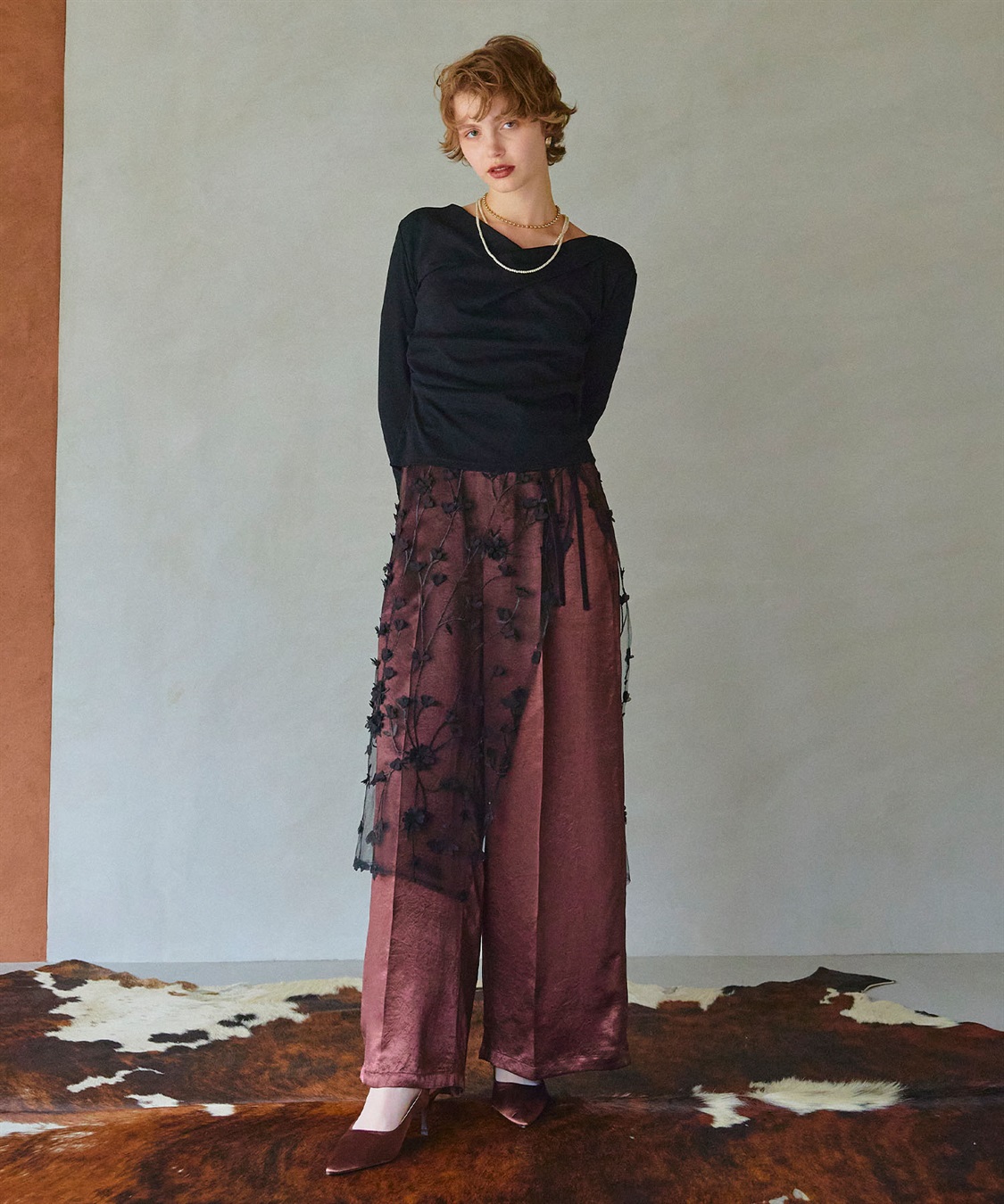 ELLEgirl サテンワイドスラックス_sub_18