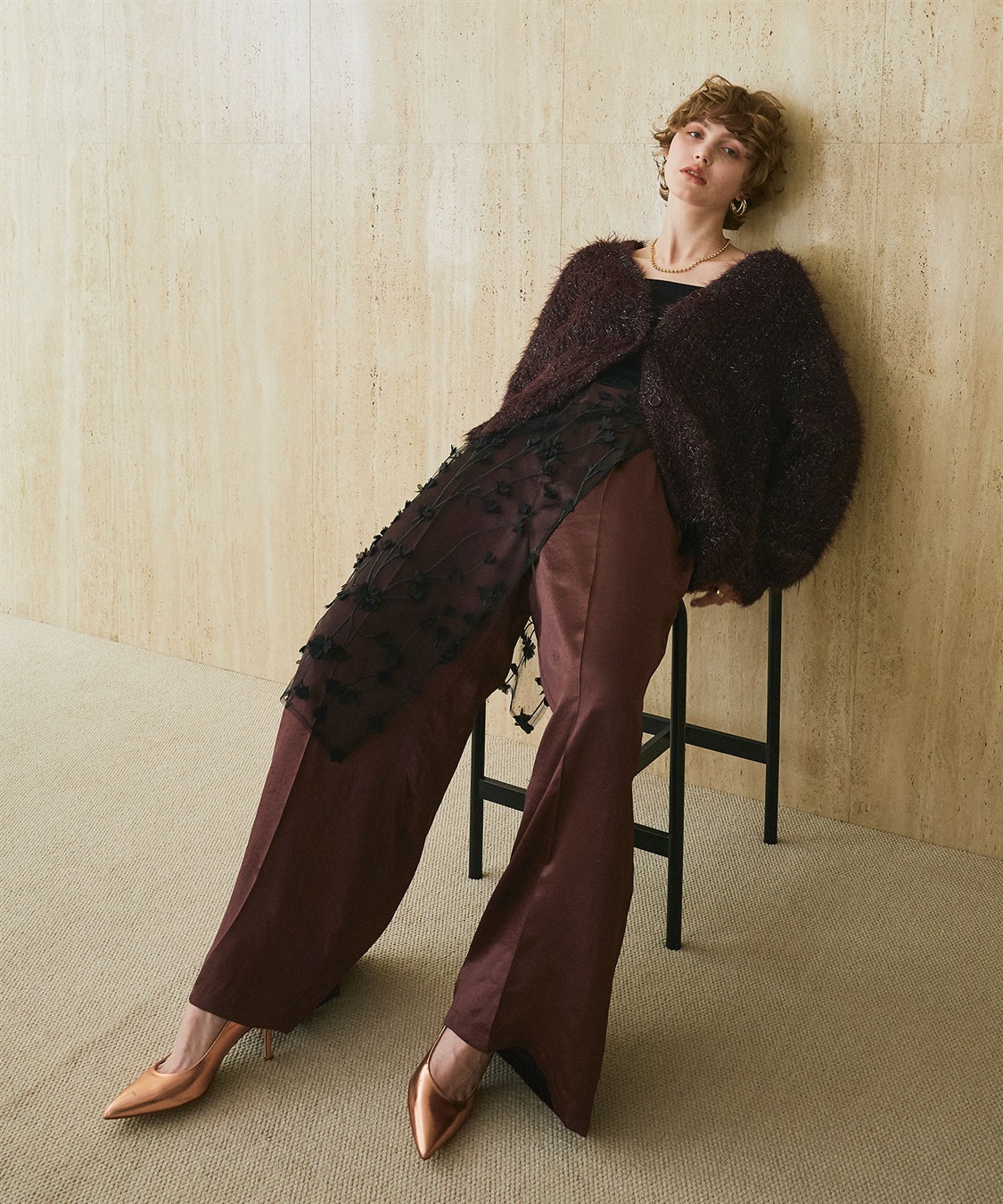 ELLEgirl サテンワイドスラックス_sub_20