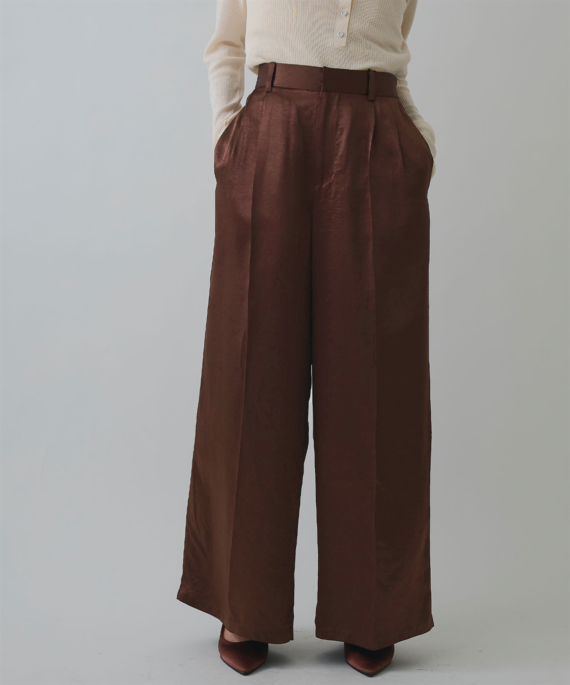 ELLEgirl サテンワイドスラックス_sub_21