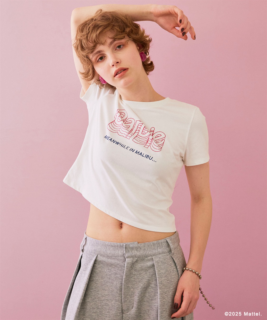ELLEgirl 《Barbie×ELLEgirl》 コンパクトTシャツ_sub_2