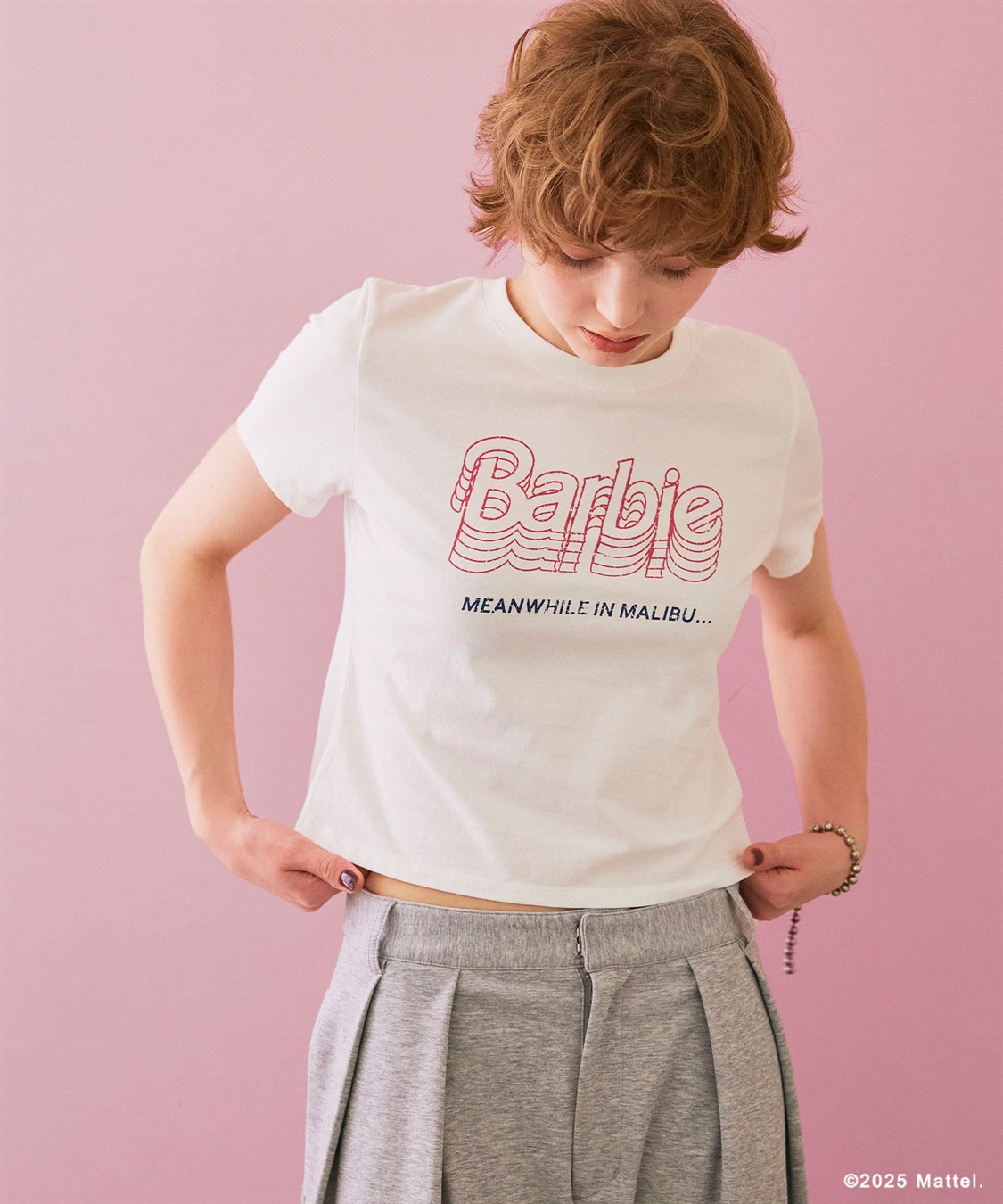 ELLEgirl 《Barbie×ELLEgirl》 コンパクトTシャツ_sub_4