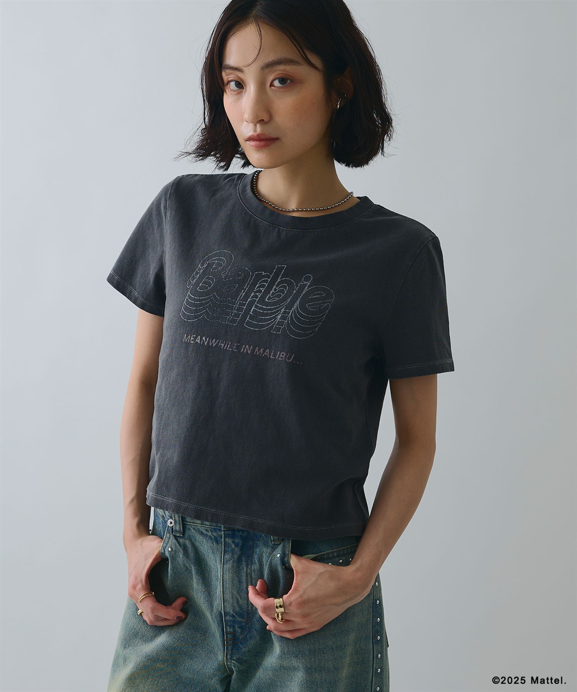 ELLEgirl 《Barbie×ELLEgirl》 コンパクトTシャツ_sub_8