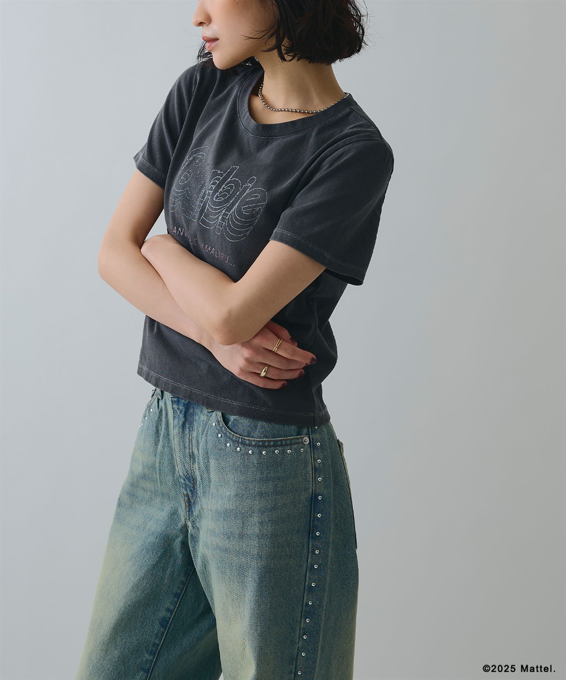 ELLEgirl 《Barbie×ELLEgirl》 コンパクトTシャツ_sub_9