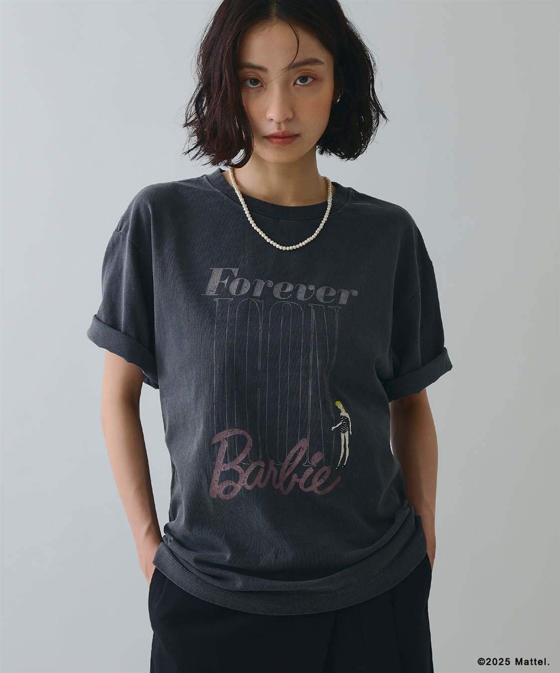 ELLEgirl 《Barbie×ELLEgirl》 ICONロゴTシャツ_sub_2