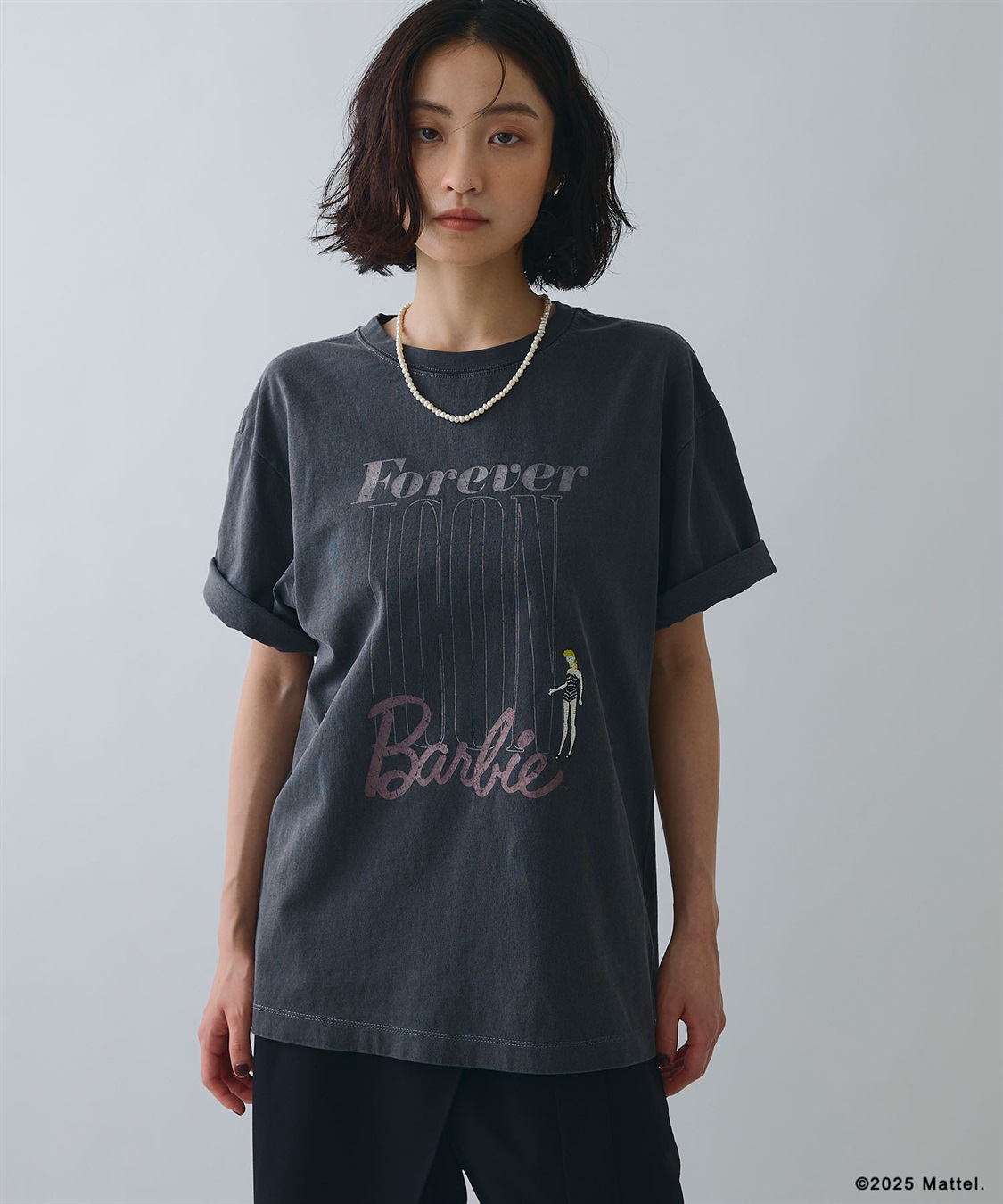 ELLEgirl 《Barbie×ELLEgirl》 ICONロゴTシャツ_sub_4