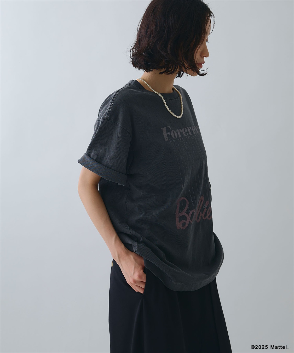 ELLEgirl 《Barbie×ELLEgirl》 ICONロゴTシャツ_sub_5