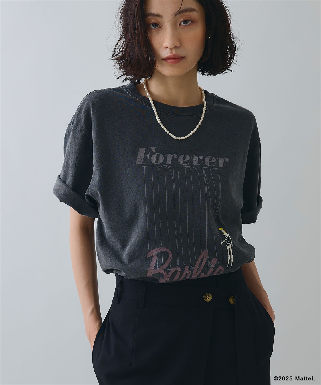 ELLEgirl 《Barbie×ELLEgirl》 ICONロゴTシャツ_sub_8