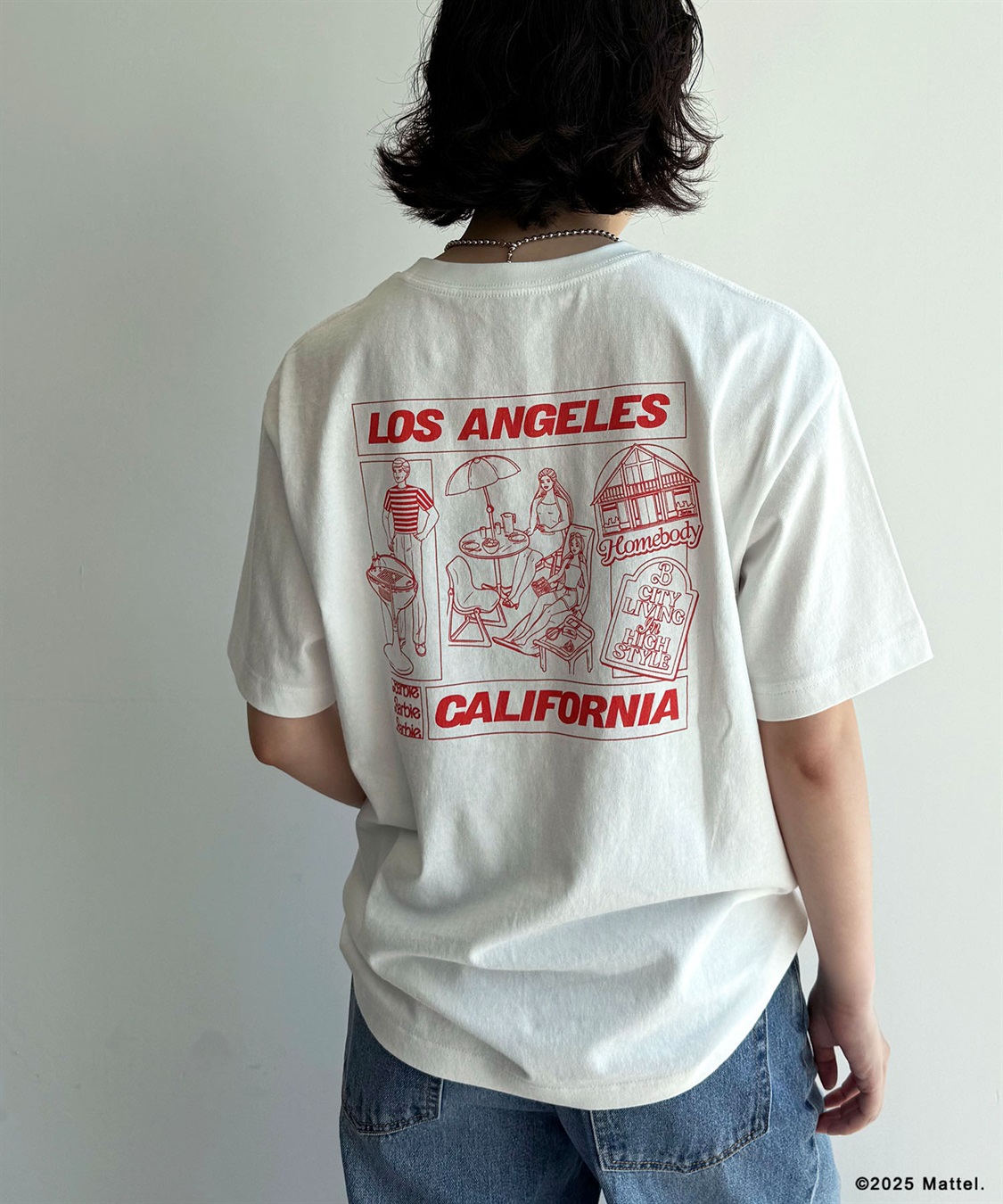 ELLEgirl 《Barbie×ELLEgirl》 バックロゴTシャツ_sub_2