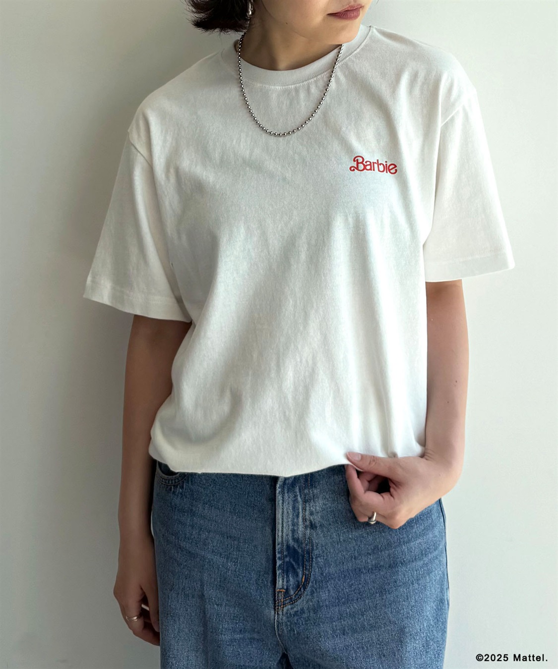 ELLEgirl 《Barbie×ELLEgirl》 バックロゴTシャツ_sub_3