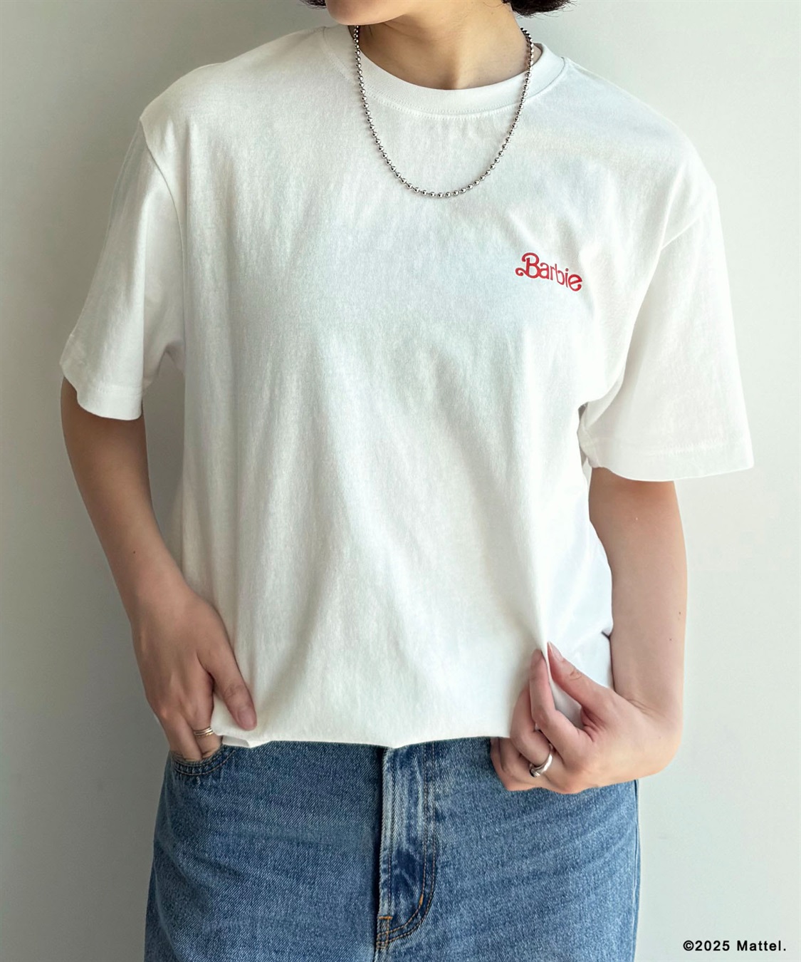 ELLEgirl 《Barbie×ELLEgirl》 バックロゴTシャツ_sub_4