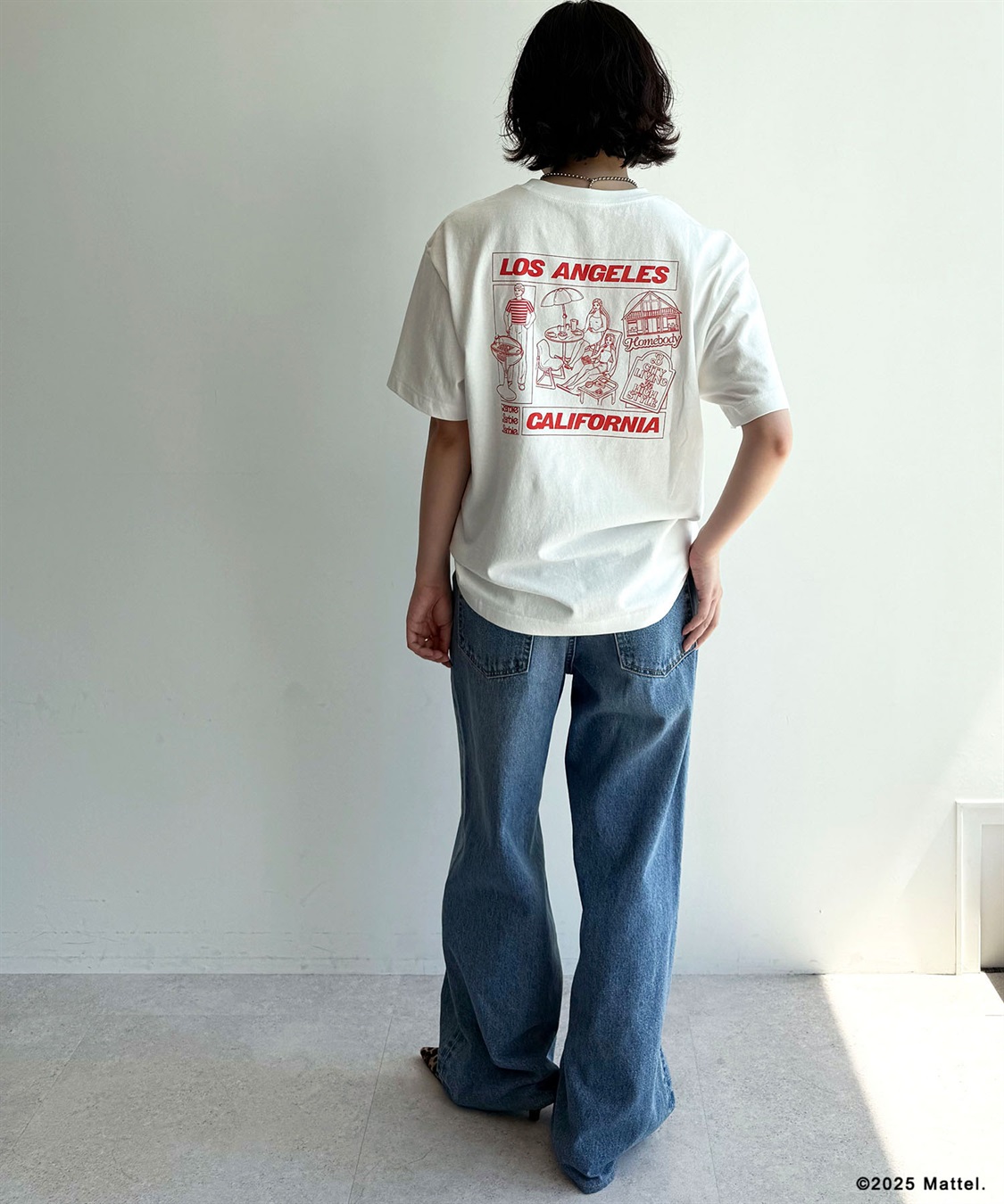 ELLEgirl 《Barbie×ELLEgirl》 バックロゴTシャツ_sub_5