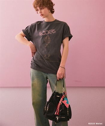 ELLEgirl 《Barbie×ELLEgirl》ROCKRSロゴTシャツ_subthumb_4