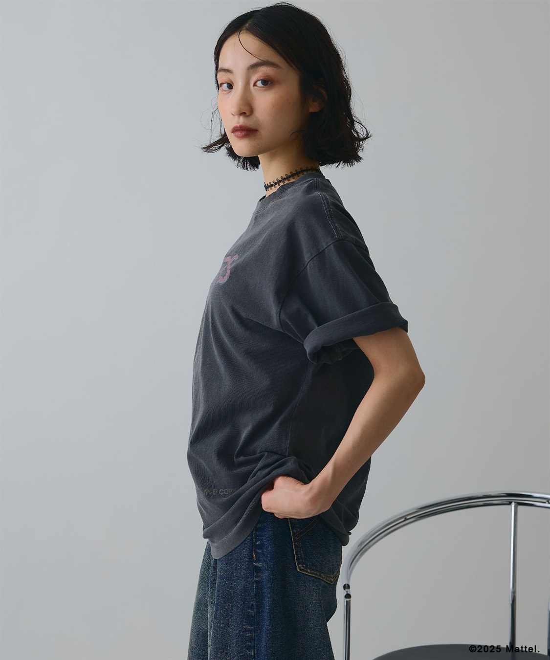 ELLEgirl 《Barbie×ELLEgirl》ROCKRSロゴTシャツ_sub_6